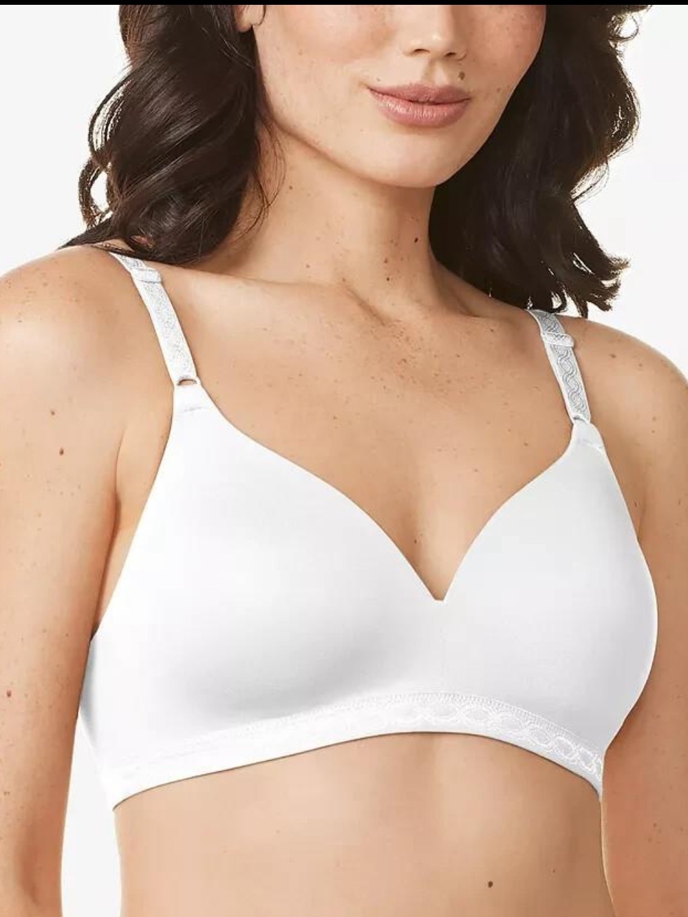 NWT Warner’s Cloud 9 Wireless Lightly Lined Bra White 38C